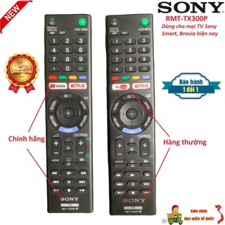Điều khiển tivi Sony Smart RMT-TX300P Bravia, remote tivi sony smart chính hãng - Hàng mới 100%