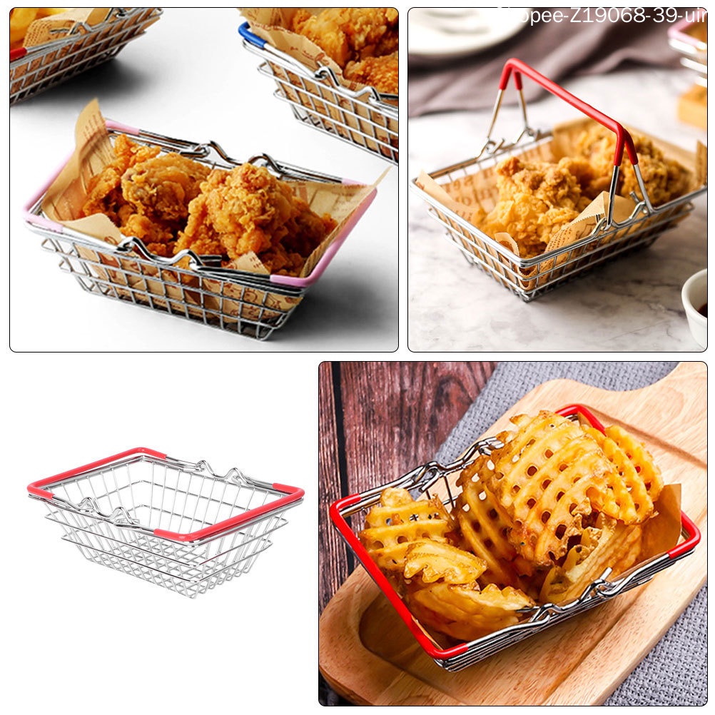 Đồ Chơi Giỏ Mua Sắm Mini Bằng Kim Loại Cho Bé