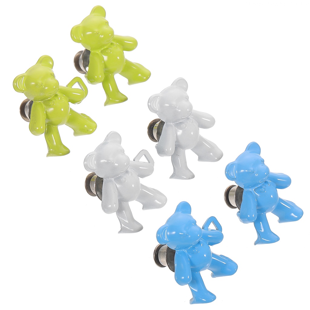 Set 3 Cặp Thắt Lưng Quần Jean Baggy Có Khóa Hình Gấu Cho Nữ