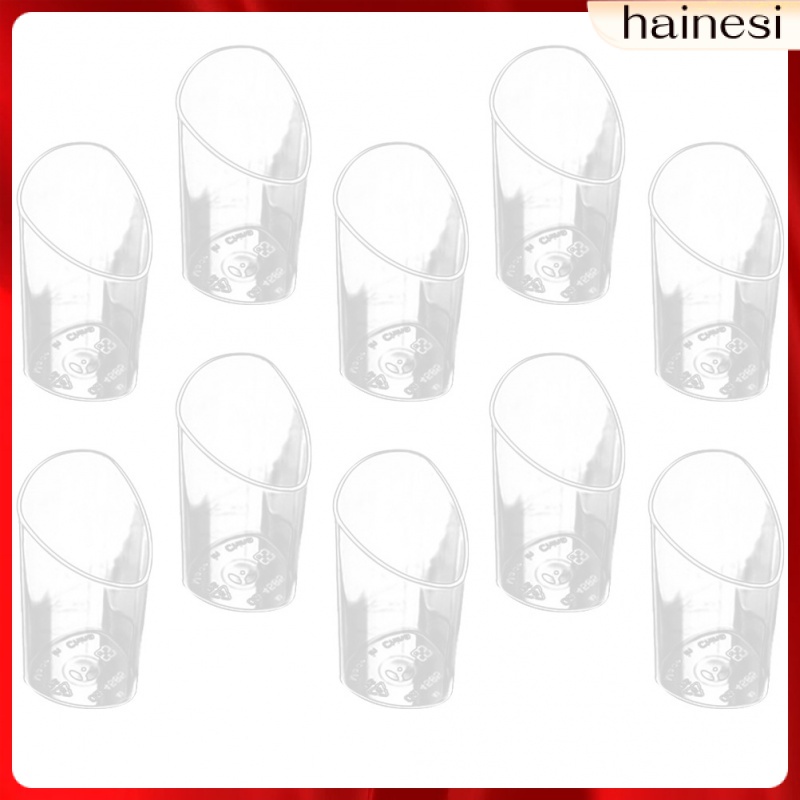Set 20 Cốc Nhựa Trong Suốt Có Nắp Đậy Đựng Bánh Mousse