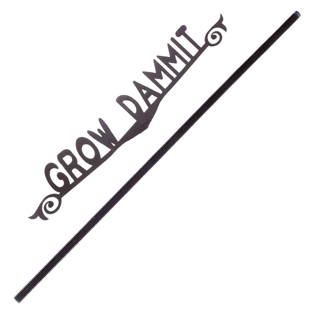 Biển Hiệu Kim Loại Trang Trí Vườn Kích Thước 30X1X1cm