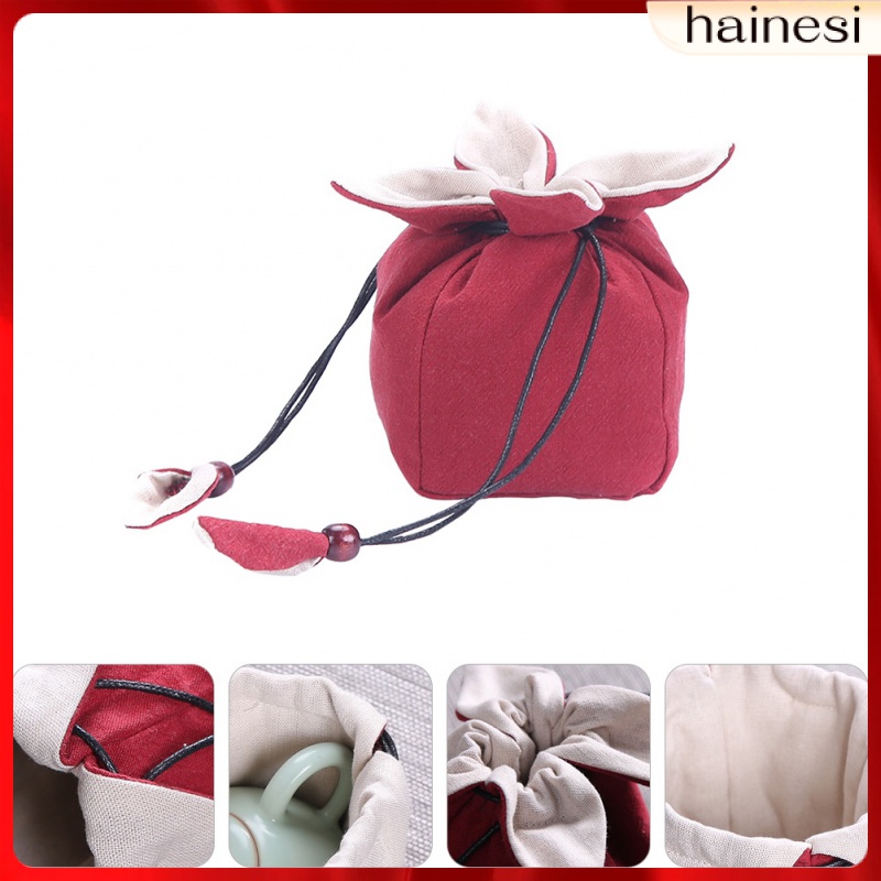 Túi Rút Đựng Tiền Xu / Trang Sức Hình Ấm Trà Đáng Yêu