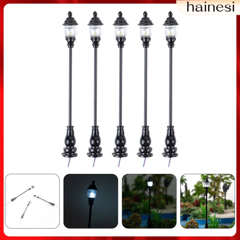 Set 5 Mô Hình Đèn Trang Trí Sân Vườn Phong Cách Vintage