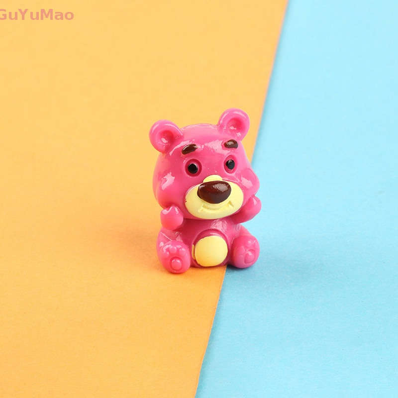 [cxGUYU] Kẹp Tóc Trang Trí Điện Thoại Hình Gấu Dâu Tây Dễ Thương DIY PRTA