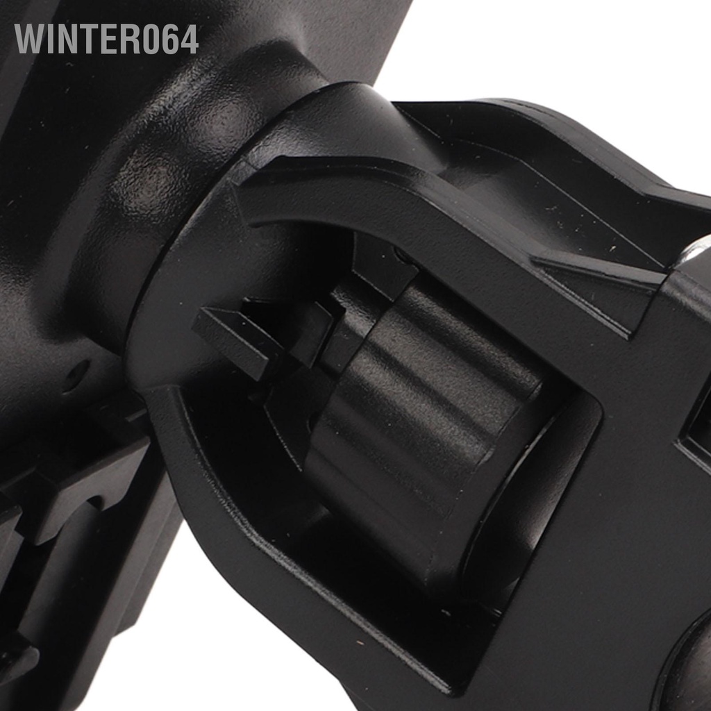 Winter064 Giá gắn điện thoại trên xe máy Kẹp tay lái có miếng đệm silicone lắp đặt nhanh cho di động 4 7‑6 7in