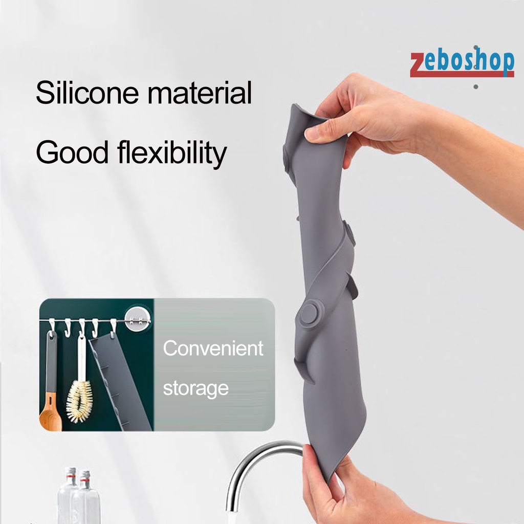 Tấm Chắn Nước Mềm Mại Thiết Kế Dốc Hút Áp Suất Chống Văng Cho Bồn Nước