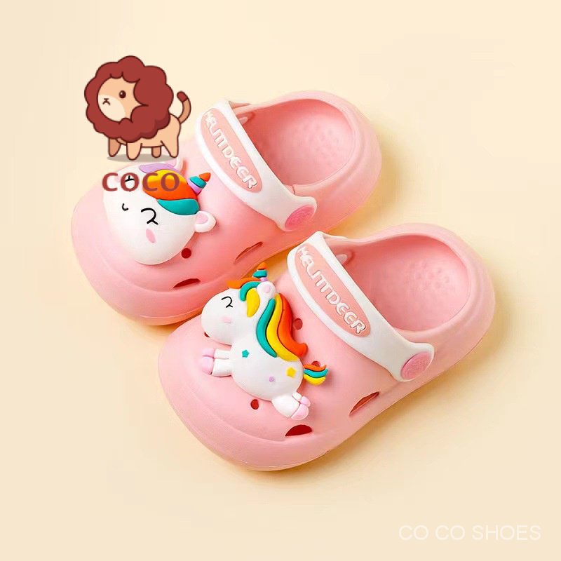 Dép Sandal Xỏ Ngón Chống Trượt Họa Tiết Hoạt Hình Thời Trang Mùa Hè Cho Bé Trai Và Gái