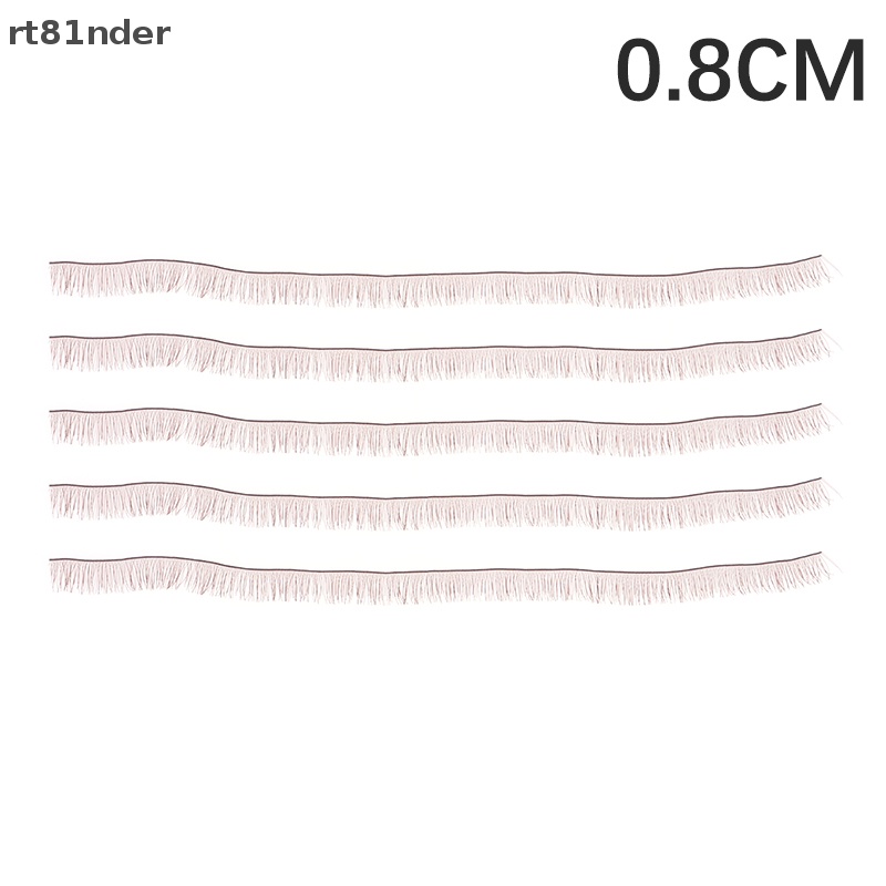 Rt Set 5 Lông Mi Giả Màu Đen / Nâu Dành Cho Búp Bê