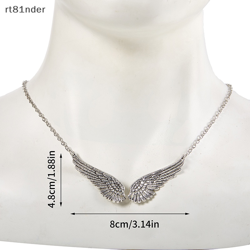 Rt Vòng Cổ Choker Bằng Hợp Kim Mặt Hình Cánh Thiên Thần Phong Cách Vintage Thời Trang Cho Nữ