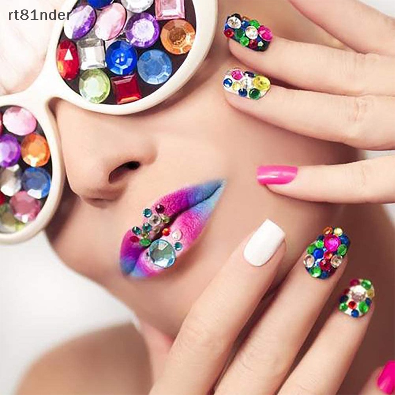 1 Tấm Nhãn Dán Mặt Trang Sức Đính Đá Pha Lê Tự Dính DIY