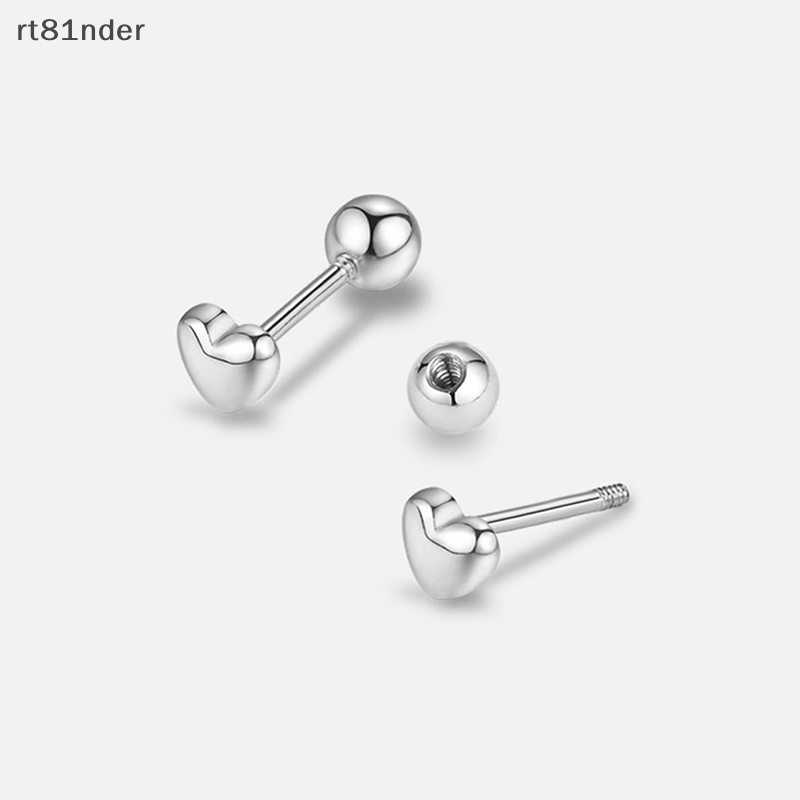 1 Đôi Khuyên Tai Hình Trái Tim Dạng Xoắn Ốc Cho Nữ