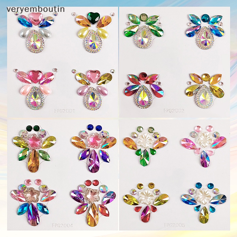 Hình Xăm Dán Đính Đá Lấp Lánh Dùng Trang Trí Cơ Thể