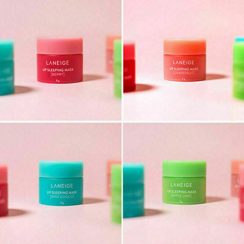 Laneige lip balm Overnight Repair lip mask  Lip Sleeping mask  4pcs