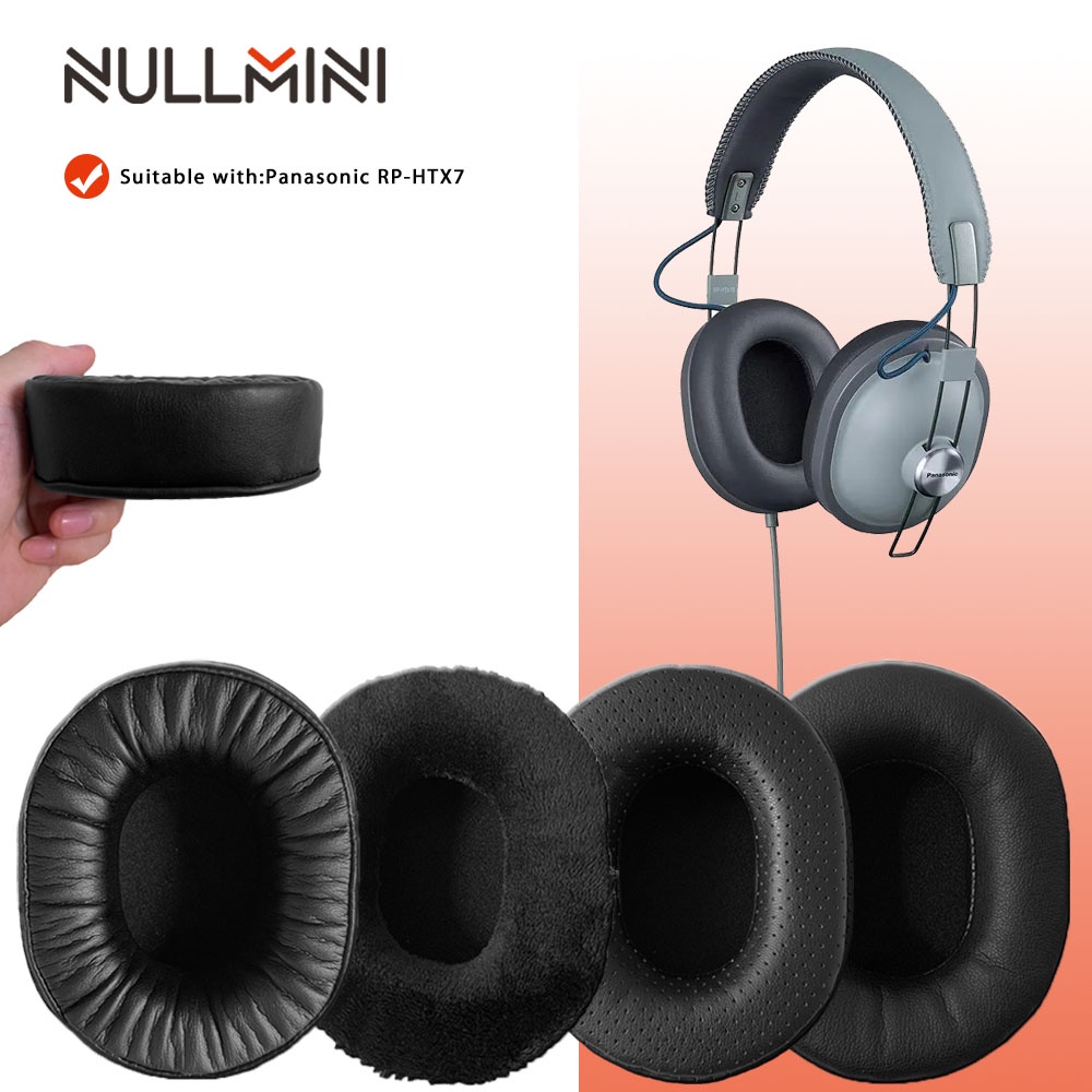 Miếng đệm tai nghe thay thế NullMini cho tai nghe Panasonic RP-HTX7 Bao da Tai nghe Earmuff