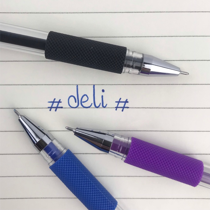 Bút Gel 0.5 mm - Deli G50-BL - Mực Xanh