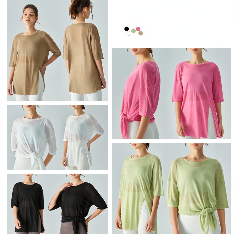 Áo Thun Thể Thao Ngắn Tay Thoáng Khí Chất Lượng