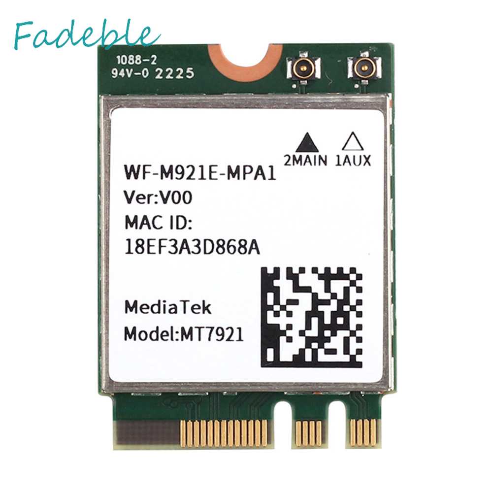 Thẻ Mạng Không Dây MT7921 1200Mbps Băng Tần Kép 2.4Ghz / 5Ghz Cho Laptop