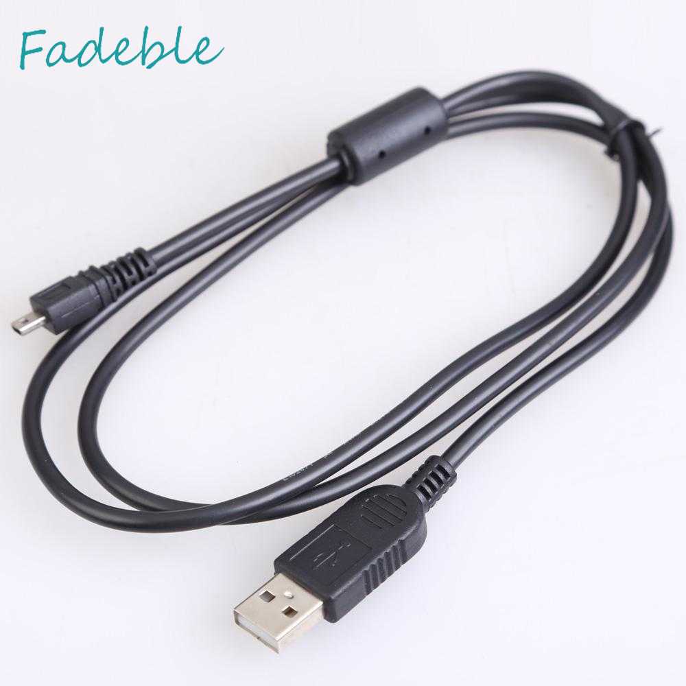Cáp Dữ Liệu 1m 8 Pin USB Sang PC Cho Nikon Olympus Pentax Sony Panasonic Sanyo