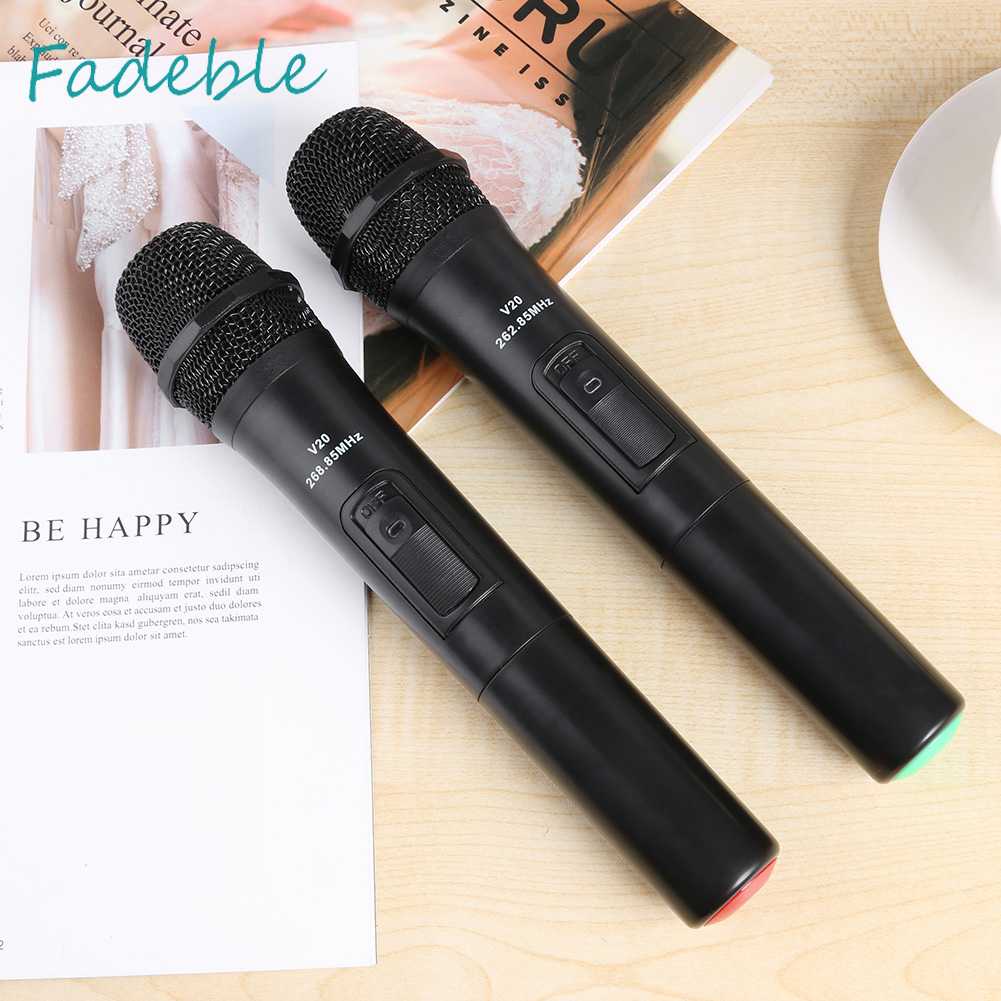 Set 2 Bộ Khuếch Đại Âm Thanh Micro Cầm Tay 20m Chuyên Dụng Cho Tiệc Cưới DJ