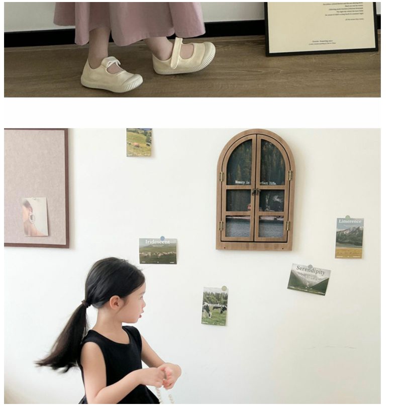 Đầm Dáng Dài Màu Sắc Đơn Giản Phong Cách Hàn Quốc Cho Bé Gái