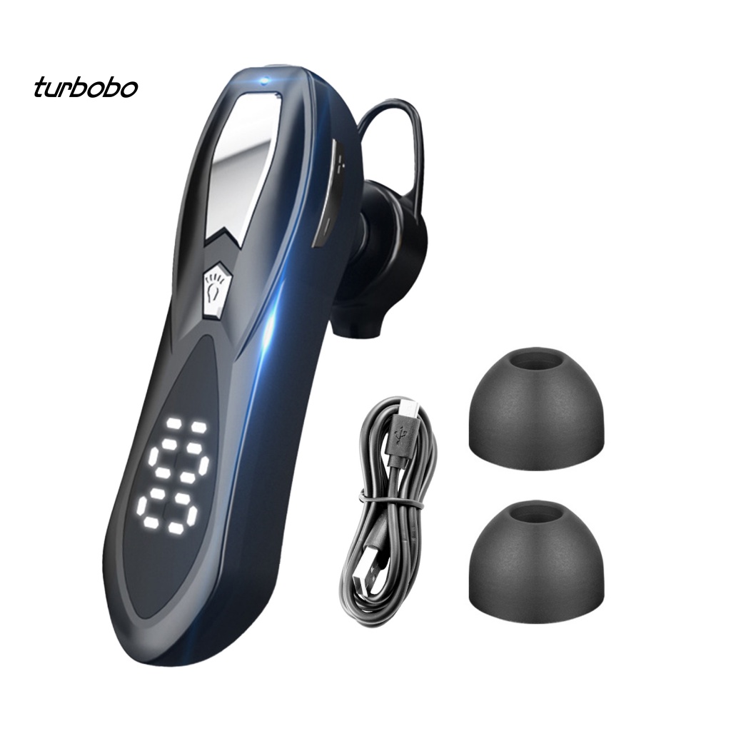Set Tai Nghe Bluetooth 5.0 Không Dây Rảnh Tay Màn Hình Kỹ Thuật Số Tiện Dụng Và Phụ Kiện
