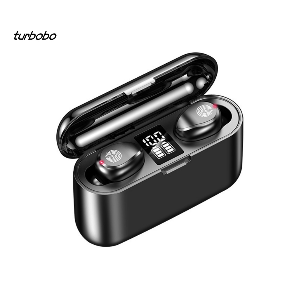 Cặp Tai Nghe Nhét Tai Không Dây Chống Ồn turbobo F9 Phong Cách Thể Thao Thông Dụng Điện Thoại