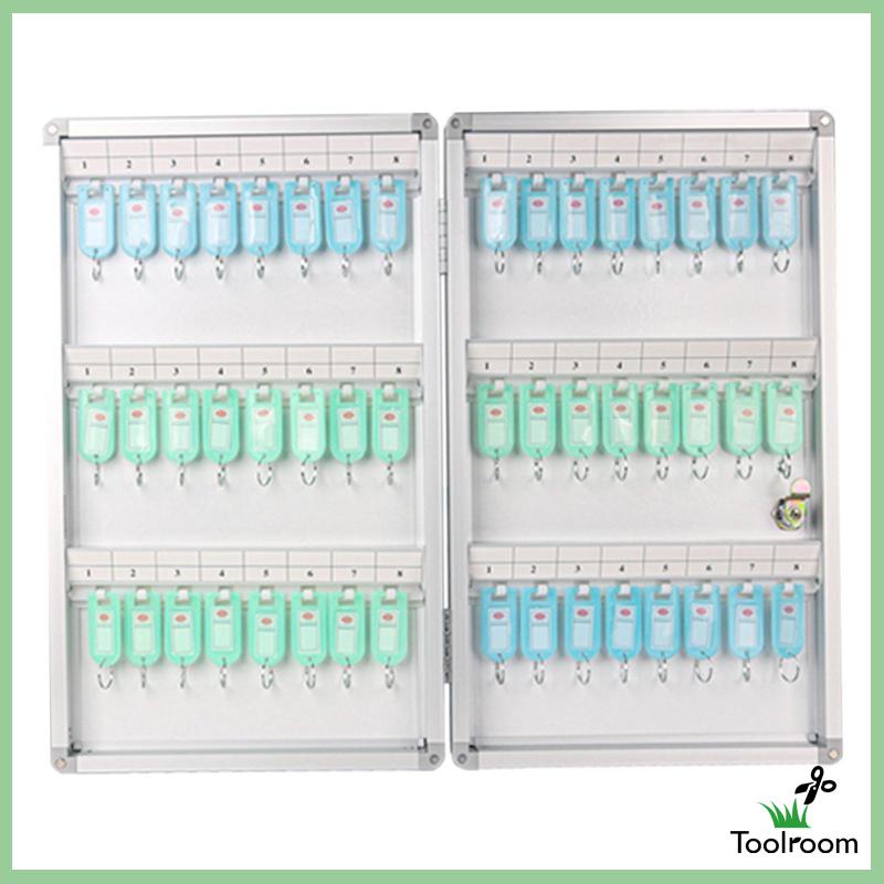 Tủ Đựng Chìa Khóa 48 Ngăn Bằng Kim Loại Gắn Tường Tiện Dụng Cho Nhà Cửa / Văn Phòng