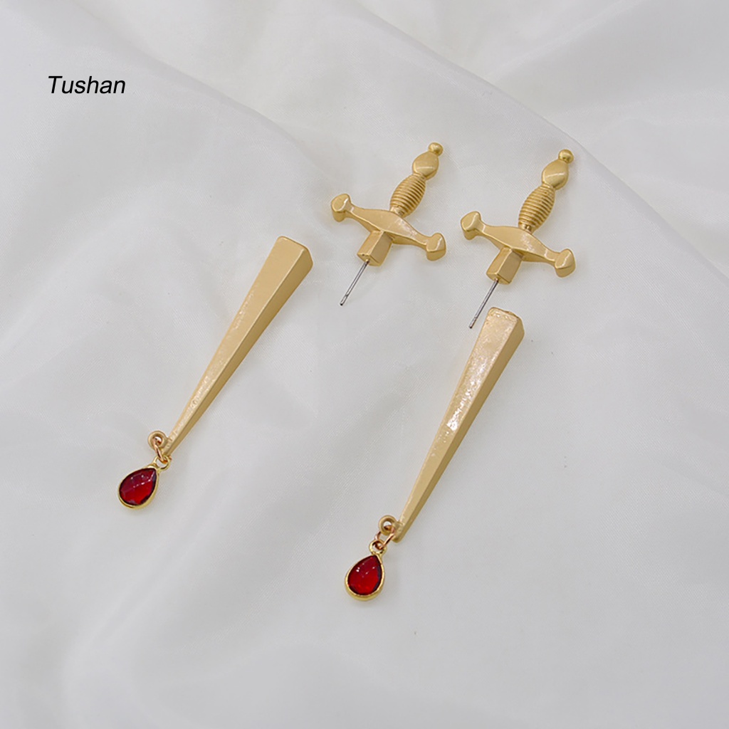 [Ts] Khuyên Tai Xỏ Lỗ Tai Hình Tuần Lộc Máu Mô Phỏng Cá Tính Làm Quà Tặng Cho Nữ