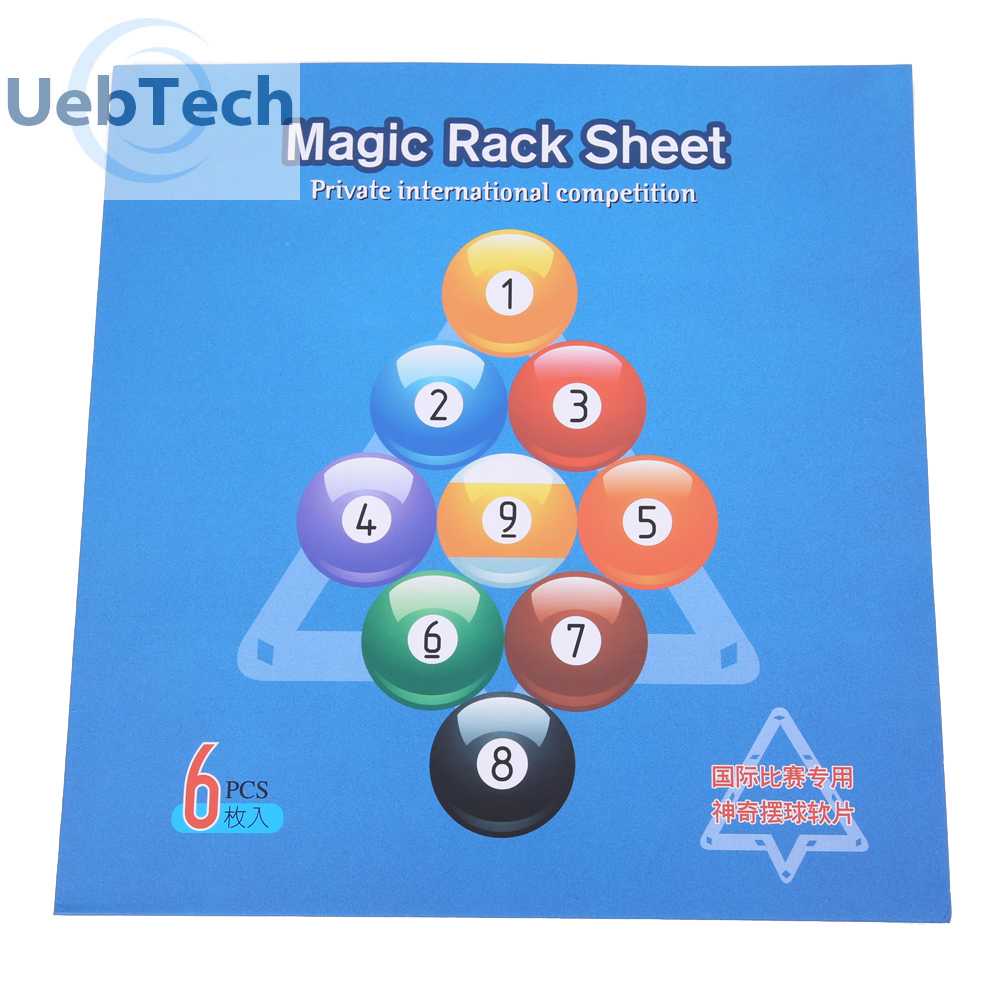 Bộ 6 Miếng Dán Tam Giác Siêu Bền Chuyên Dụng Cho Bàn Bida