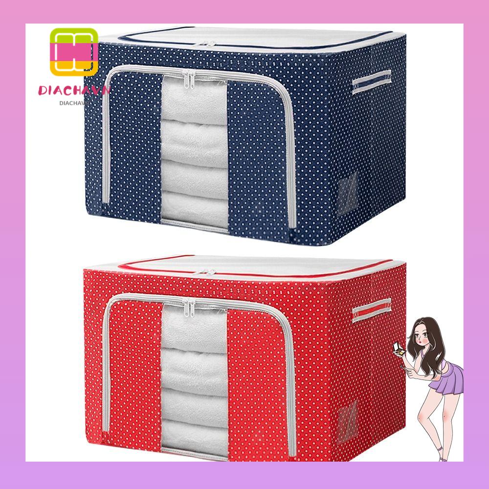 Hộp Đựng Chăn Khung Thép Gấp Gọn Tiện Dụng