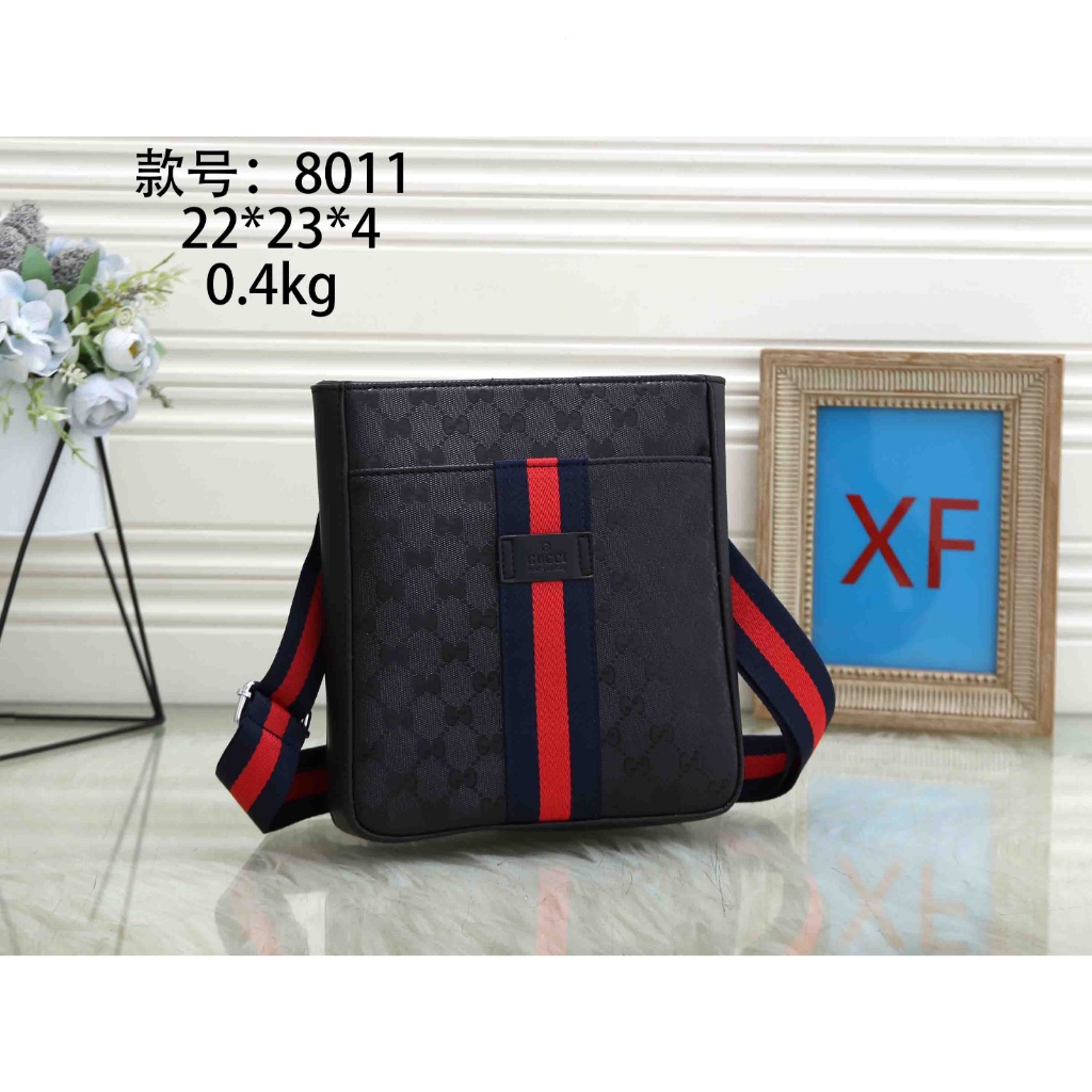 Gucci_Túi Da Đeo Chéo Thời Trang Cho Nam  Túi Xách Đeo Chéo Vai Thiết Kế Nổi Tiếng