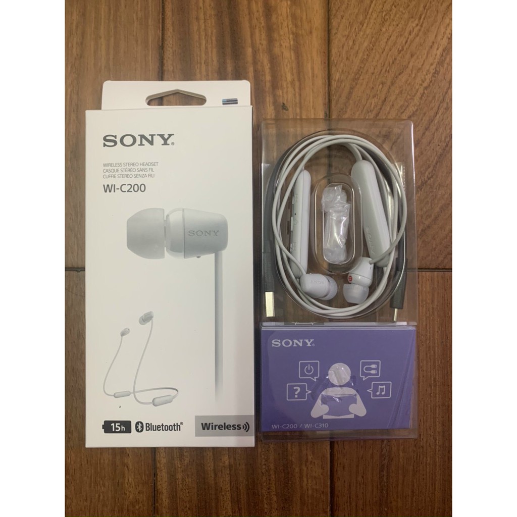 Tai nghe Bluetooth thể thao Sony WI-C200/Sony WI-C310