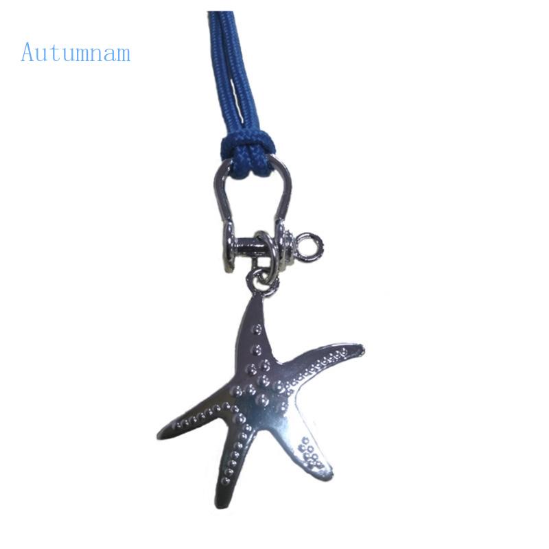 Móc Khóa Dây Thừng Ngắn Hình Sao Biển Phong Cách Harajuku Cổ Điển Thời Trang Cho Nữ Y2k
