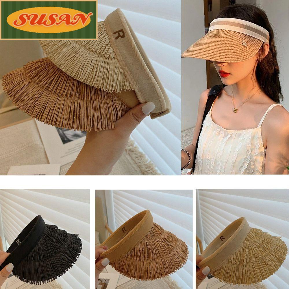 Mũ Rơm Chống Nắng Tia UV Phong Cách Thể Thao Cho Nữ