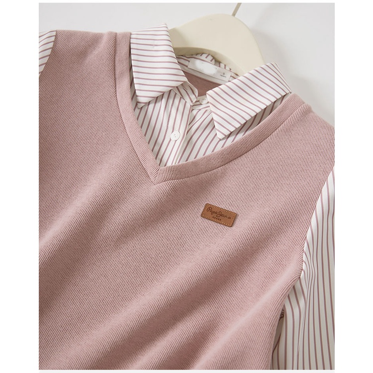 Áo Sơ Mi Nữ Dài Tay Cổ Bẻ Thời Trang Hàn