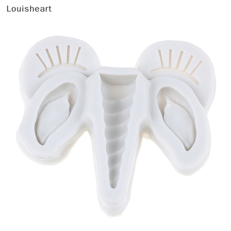 Khuôn Silicon Làm Bánh / Sô Cô La Hình Sừng Ngựa Louisheart TFG