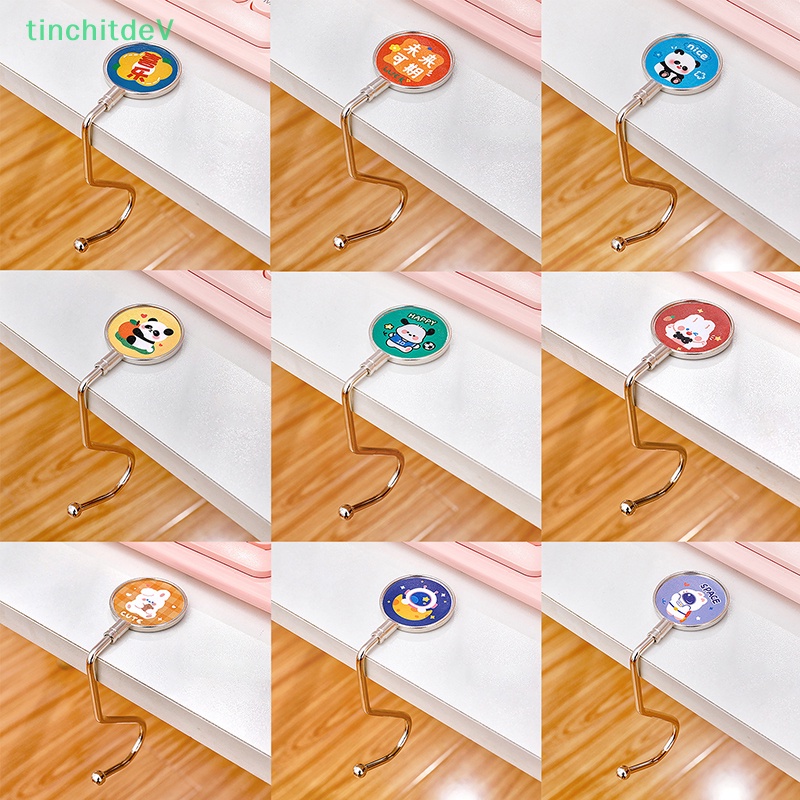 [TinchitdeV] Móc Treo Túi Xách Cầm Tay Bằng Kim Loại Cỡ Lớn Họa Tiết Hoạt Hình Có Thể Gập Lại [Mới]