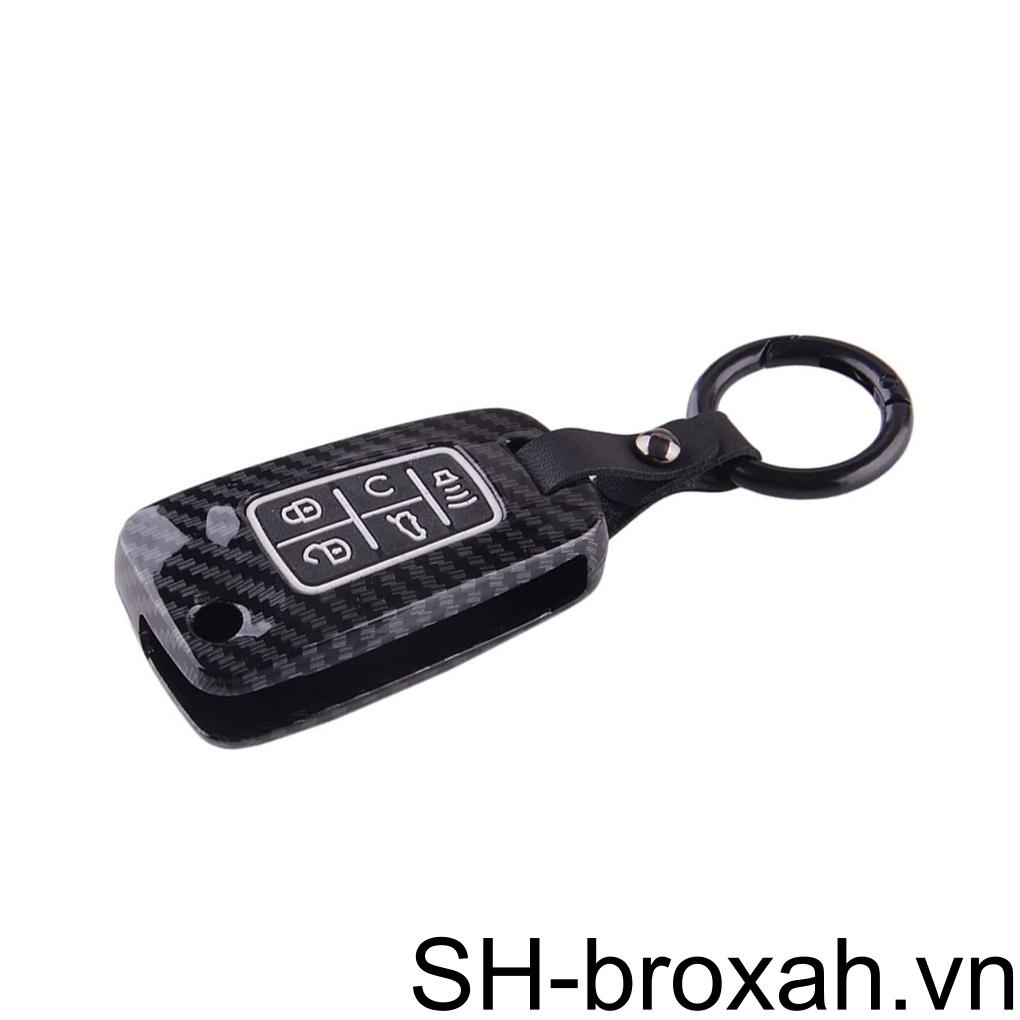 Vỏ Bọc Chìa Khóa Điều Khiển Từ Xa 5 Nút Chống Trượt Chống Nước Chống Trầy Kèm Móc Khóa Giá Đỡ