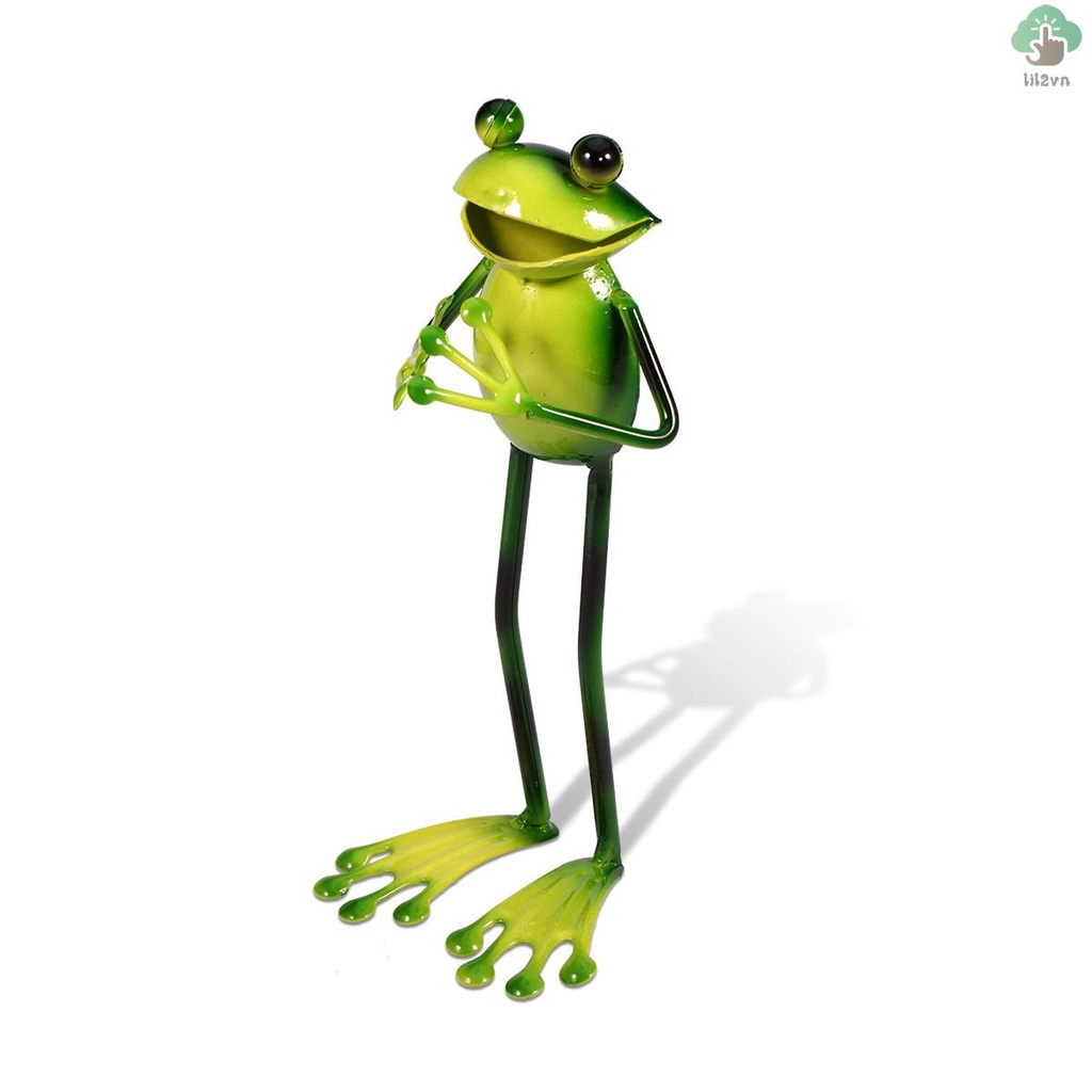 Tượng Ếch Lili31 Bằng Kim Loại Trang Trí Nhà Cửa