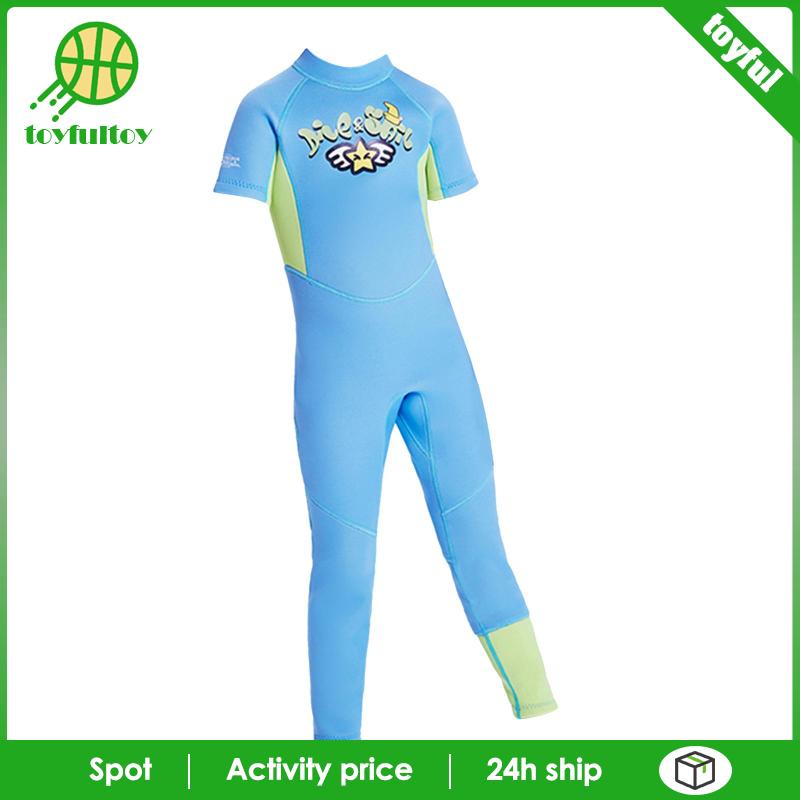 Bộ Đồ Lặn Dày 2.5mm Bằng Cao Su Tổng Hợp Toàn Diện Cho Bé