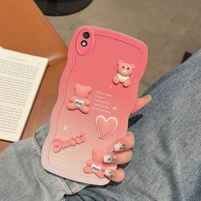 Ốp Điện Thoại In Hình Gấu 3d Chống Sốc Cho Xiaomi Redmi 9A 9ASPort Redmi 9i 9AT M2006C3LG M2006C3LC M2006C3Li