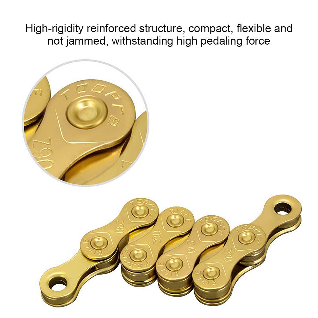 Dây Xích Xe Đạp 116 Mắt Xích Chống Rỉ Sét Thay Thế Tiện Dụng