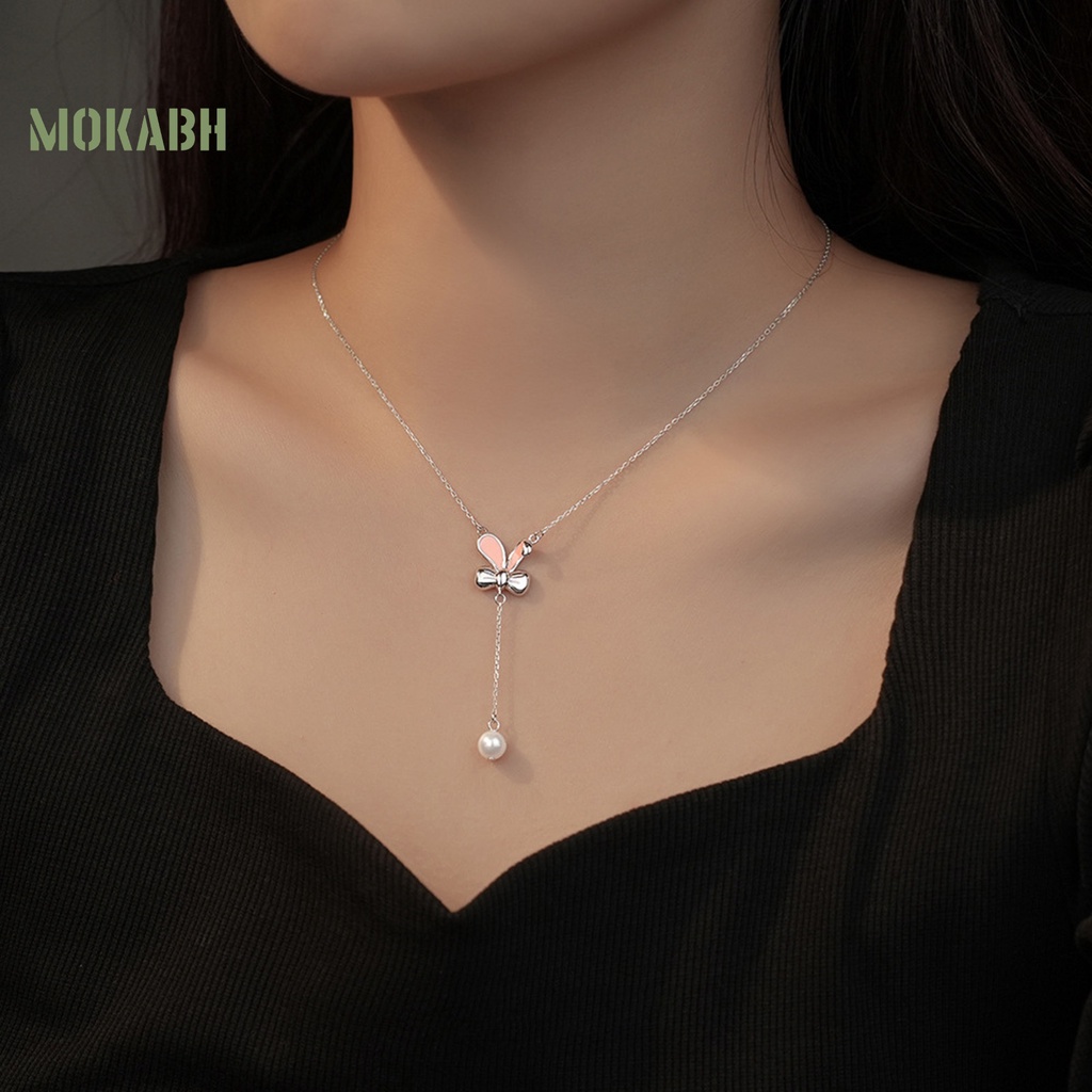 [Mới] Vòng Cổ Mặt Hình Học Đính Ngọc Trai Giả Mạ Điện Trang Trí Sang Trọng Thanh Lịch Dành Cho Nữ