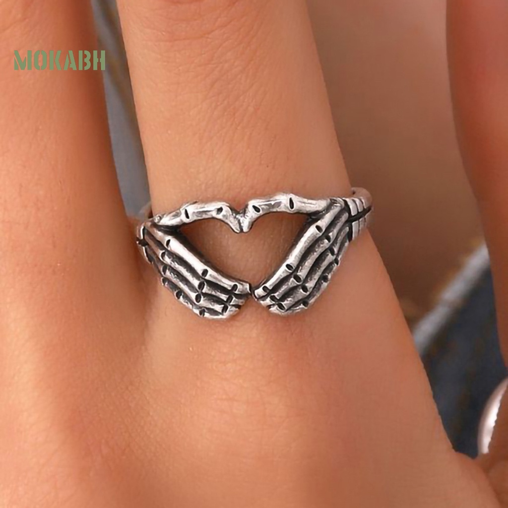 Nhẫn Hình Ngón Tay Phong Cách Hip Hop Punk Cổ Điển Thời Trang Cho Nữ