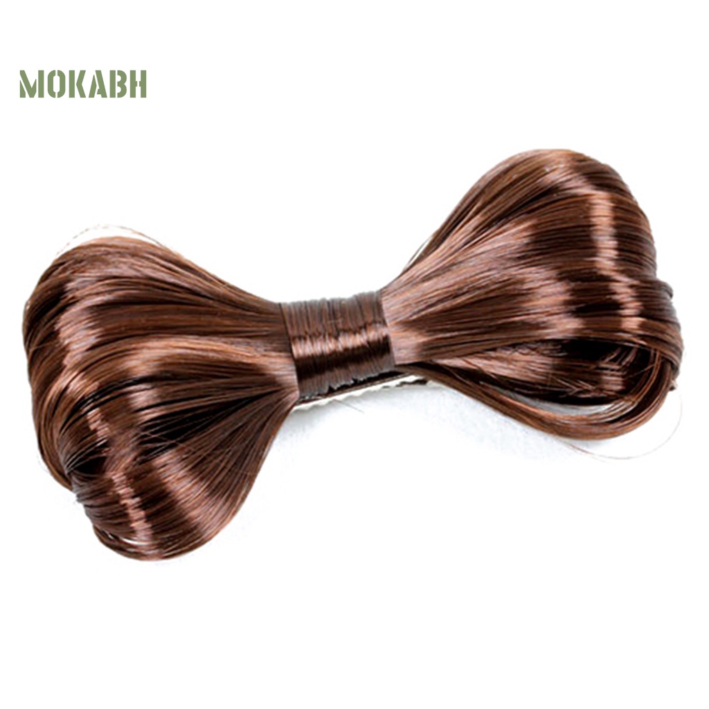 Kẹp Tóc Mỏ Vịt Bằng Sợi Tổng Hợp Đính Nơ Thời Trang Cho Nữ