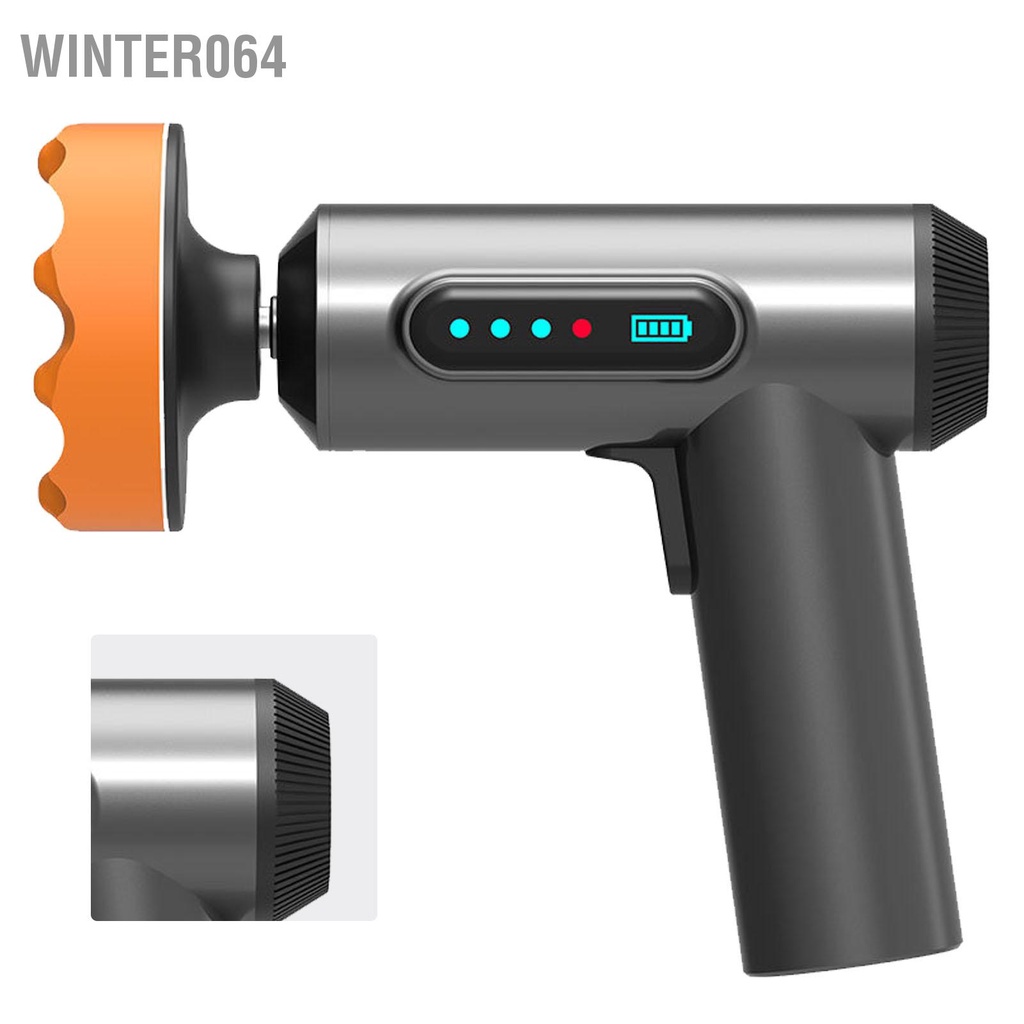 Winter064 Xe Đệm Máy Đánh Bóng Xước Sửa Chữa Pin Lithium Không Dây Tẩy Lông Di Động