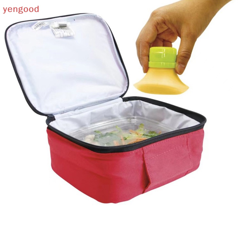 Hũ Đựng Salad Mini Bằng Silicone Chống Rò Rỉ Tiện Dụng Cho Nhà Bếp