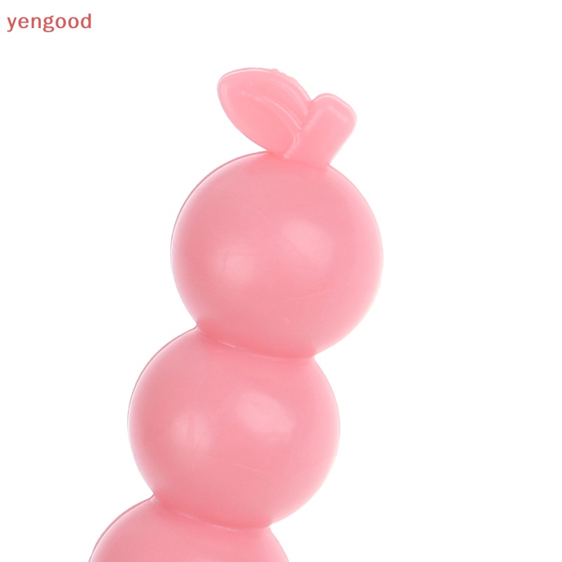 Nĩa Ăn Trái Cây / Tráng Miệng Bằng Nhựa Mini Họa Tiết Hoạt Hình Cho Bé