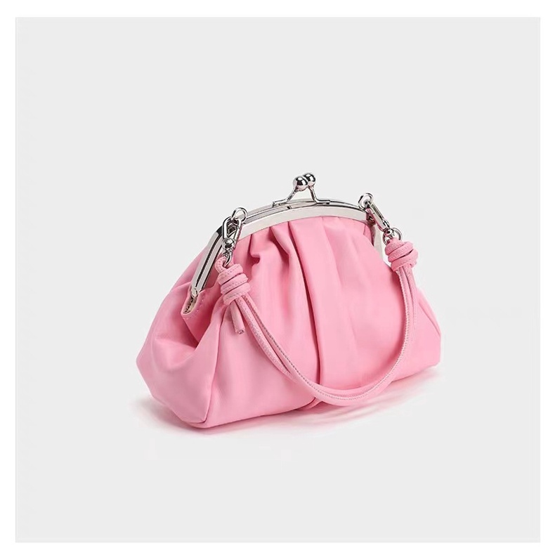 Túi Đeo Chéo Xếp Ly Phối Dây Xích Thời Trang Cao Cấp Dễ Thương Cho Nữ