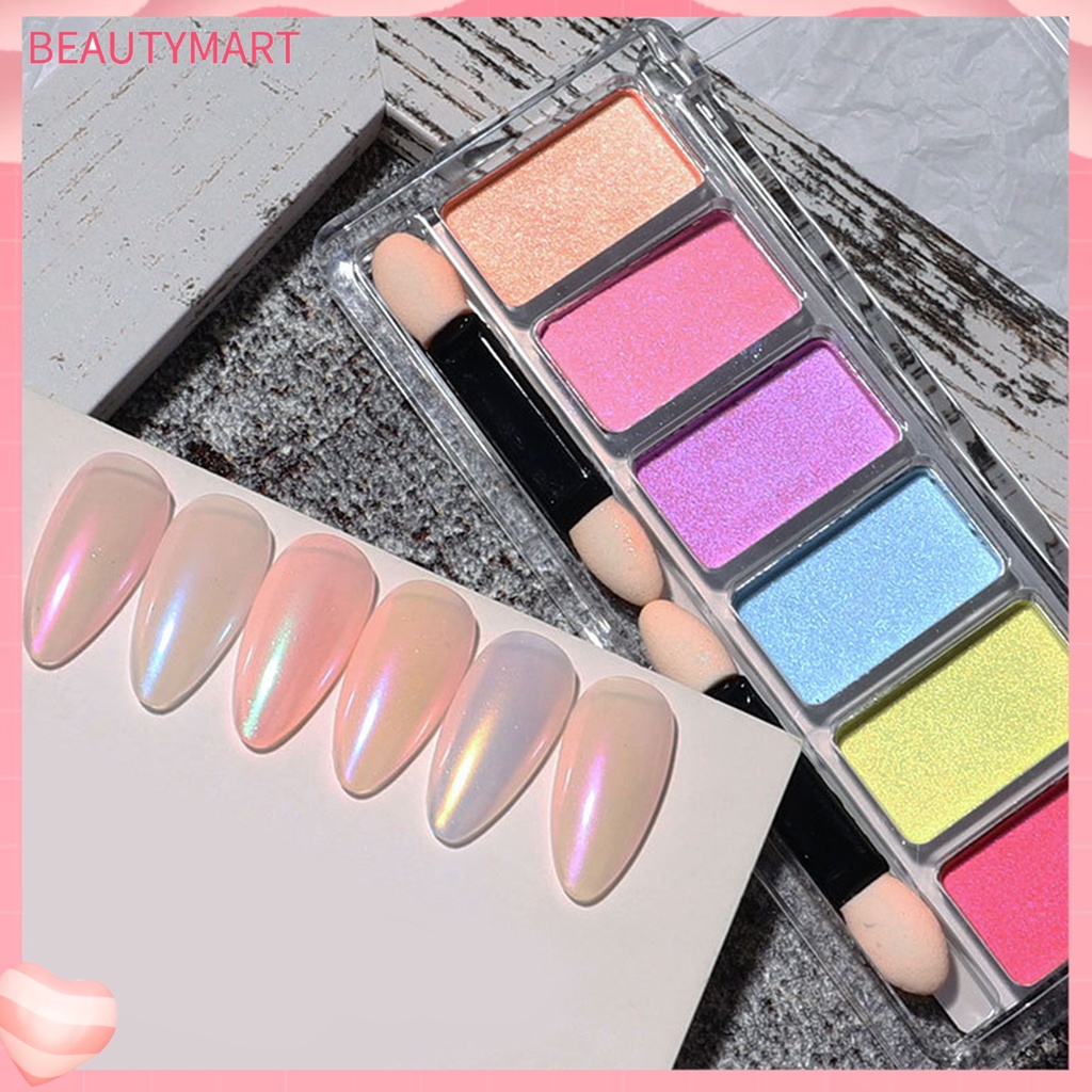 Bột Tráng Gương Nhiều Màu Lấp Lánh Chuyên Dụng Trang Trí Móng Nghệ Thuật